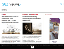 Tablet Screenshot of ggznieuws.nl